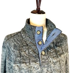 Men’s Weatherproof Vintage Grey Marl Sweater XL